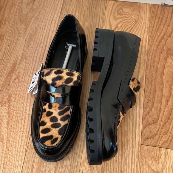 New! zara SZ 8, cheetah loafers. - Picture 10 of 13